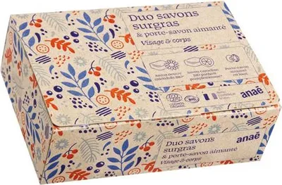 Immagine prodotto di Duo di saponi supergrassi & portasapone magnetico