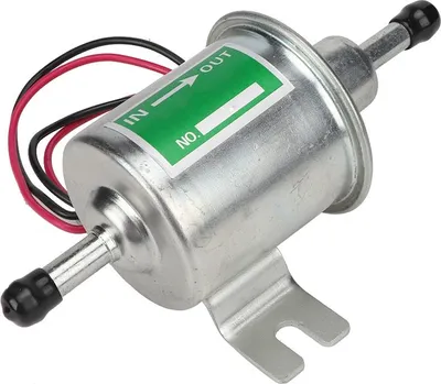 Obrázek produktu pro Univerzální 24 V elektrické palivové čerpadlo do auta s filtrem v potrubí náhradní benzínová nafta (stříbrná)