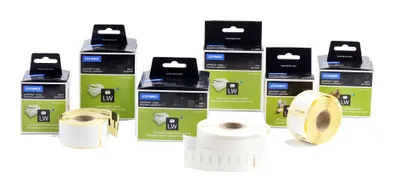 Zdjęcie produktu dla Etykiety DYMO LabelWriter CD/DVD, średnica: 57 mm, białe