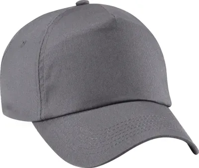 Image de Beechfield casquette de baseball originale unie à 5 panneaux PC2097 (taille unique) (Gris graphite)