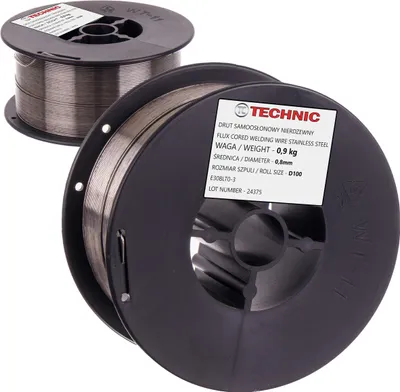 Image de Fil à souder inoxydable auto-protégé, 0,8 mm, 0,9 kg, pour le soudage