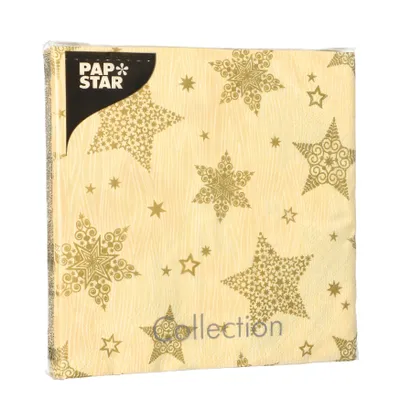 Zdjęcie produktu dla Papstar Serv. creme Christmas Shine