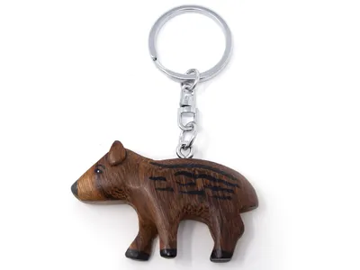 Immagine prodotto di Ciondolo portachiavi in legno - Frischling