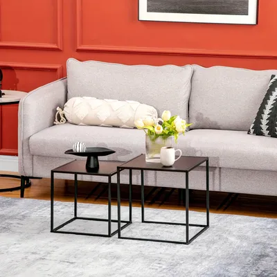 Produktbild von Couchtisch - Beistelltisch - Wohnzimmertisch - Tischchen - Set aus 2 - Modernes Design