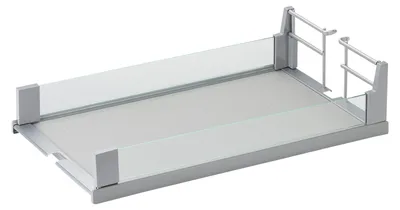 Produktbild von Kesseböhmer Tablar Dispensa ARENA Glas 300 mm – grau gesprenkelt