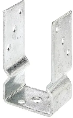 Produktbild von Alberts 5 x U-Pfostenträger zum Aufschrauben oder zum Einbetonieren feuerverzinkt lichte Breite 81 mm