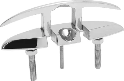Produktbild von 6-Zoll-Klappbare Bootsklampe aus Edelstahl 316 – Klappbare Festmacherklampe für Wohnmobile, Yachten, Frachtschiffe und Schnellboote