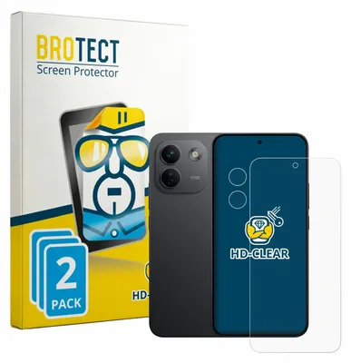 Produktbild von 2x Für Xiaomi Redmi Note 17 Pro Max 5G (Display+Kamera) Schutzfolie BROTECT Displayschutz Display Schutz Folie Klar Transparent
