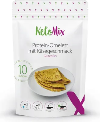 Produktbild von KetoMix Protein-Omelett mit Käsegeschmack | 10 Portionen, 250 g