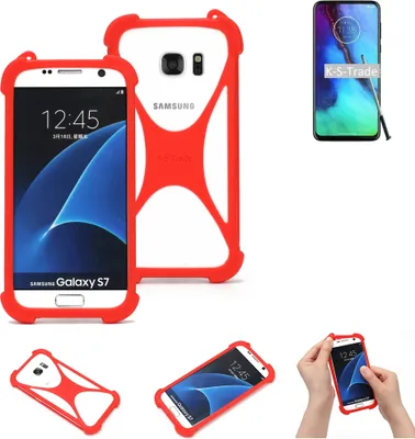 Produktbild von K-S-Trade Handy-Hülle kompatibel mit Motorola Moto G Pro Schutz-Hülle Bumper Silikon Schutz Hülle Cover Case Silikoncase Silikonbumper TPU Softcase