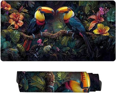 Immagine prodotto di XXL Tappeto da ufficio - Large Muismat - Organizzazione Ufficio - Rivestimento impermeabile - 100x50 cm - Multicolore