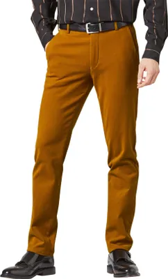 Produktbild von Meyer Bonn Herrenhose aus Baumwolle in Camel, normale Passform, für den Winter