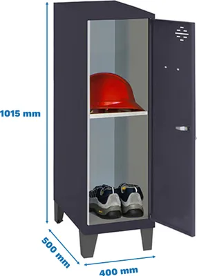 Immagine prodotto di Armadietto Simonrack SIMONLOCKER DISM antracite 8425437122095, 1 armadietto 40,0 x 50,0 x 101,5 cm