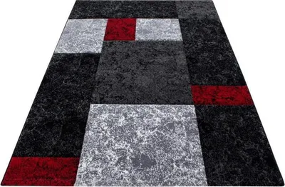 Produktbild von Ayyildiz | Moderner Teppich - Geometrisch - Abstrakt Design - Kurzflor Wohnzimmer - grau - 340 cm x 240 cm