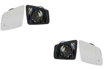 Immagine prodotto di Johns, vetro specchio si adatta Mercedes W204 C-Class 08/08- set di specchietti destro e sinistro