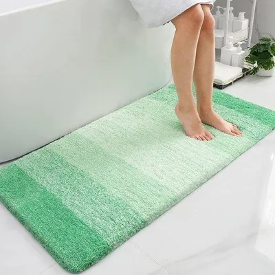 Produktbild von Badezimmerteppich antislip - 60 x 120 cm, grün