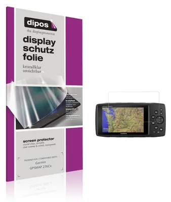 Produktbild von 2x Schutzfolie für Garmin GPSMAP 276Cx klar Displayschutzfolie Folie Display Schutz dipos