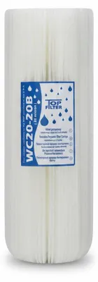 Produktbild von 20' (Zoll) Polyester Mehrwegkartusche Faltenfilter Big Blue 20 µm