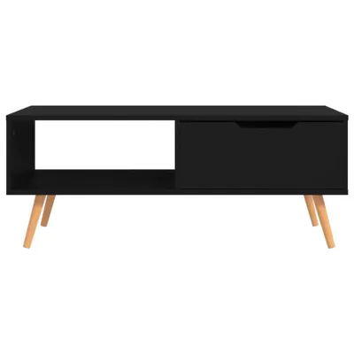 Produktbild von "im Sonderangebot"Couchtisch - CLORIS - Wohnzimmertisch - Robust und langlebig - Schwarz 100x49,5x43 cm Holzwerkstoff - DEMöbel7682957