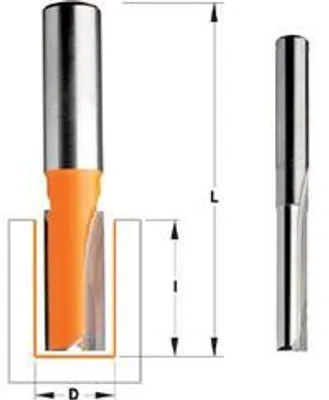 Produktbild von Cmt Nutfräser kurz HW S=8 T=11x20x48