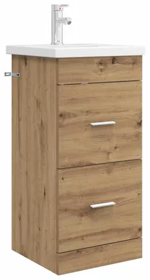 Immagine prodotto di Mobili da bagno con lavabo vidaXL in rovere Artisan