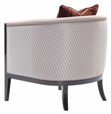 Produktbild von Sessel Ohrensessel Stoff Grau Sitzer Cocktailsessel Relaxsessel Design