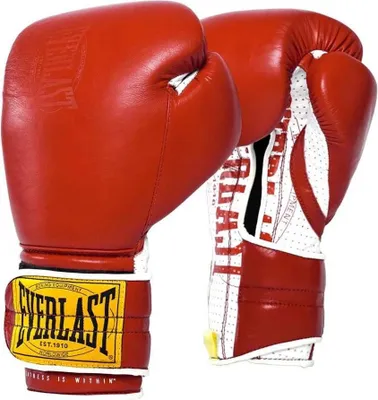Zdjęcie produktu dla Everlast 1910 Sparring Hook&loop Kunstleder-boxhandschuhe Rot 16 oz Rot 16 oz
