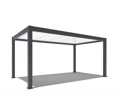 Produktbild von Weide Carport aus Aluminium | 3 x 5,3 M | Garage anthrazit | Autoüberdachung