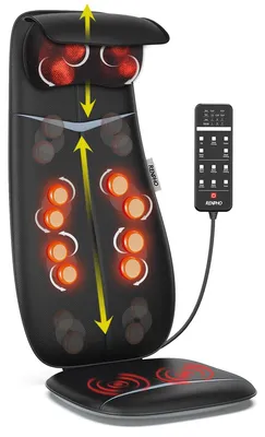 Produktbild von Renpho PEU-RF-BM076-BK, Hals/Nacken, Schultern, Rücken, Schwarz, Tasten, AC, 48 W, 12 V