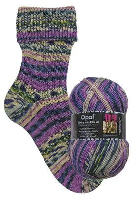 Produktbild von Opal In Variation nach Hundertwasser Werken 100 g Pullover- & Sockenwolle 425 m Farbe 3203 - Imagine Tomorrow's World