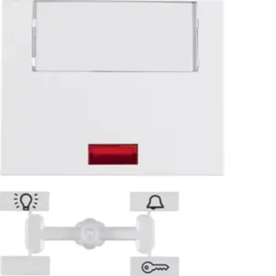 Zdjęcie produktu dla Berker 14967009, Przełącznik kołyskowy, Biały, Termoplastyczny, Berker K.1, 10 szt.