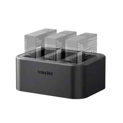 Zdjęcie produktu dla Insta360 Fast Charge Hub, Ładowarka do baterii do kamery, 130 g, Czarny