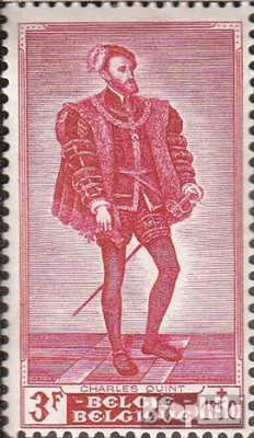 Produktbild von Briefmarken Belgien 1949 Mi 859 postfrisch Blumen, Fürstenbildnisse