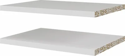 Produktbild von Base Regal 2 lose Regale 37x26,5, weiß.