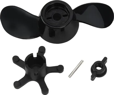 Zdjęcie produktu dla Propeller verdickter Kunststoff langlebiger 2 Klingenersatz für 12 V 24 -V -Motoren Schwarz schwarz