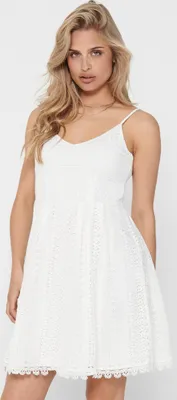 Produktbild von ONLY Kleid V-Ausschnitt mit Spitze verstellbare Träger Größe: 42