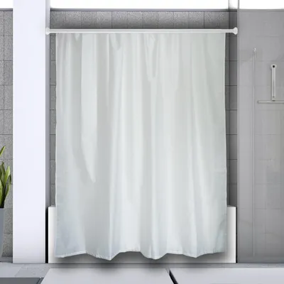Obrázek produktu pro Spirella 7610583273000, Rovná tyč na závěs, Bílá, Hliník, 75 cm, 125 cm, 2,5 cm