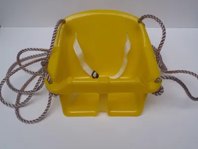 Produktbild von Baby Schaukelsitz aus Kunststoff 32x32x26 cm pp Seil gelb - Hermic
