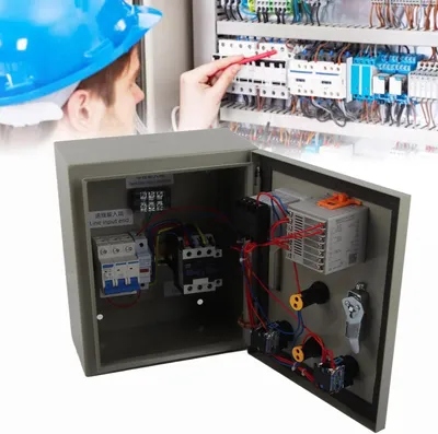 Zdjęcie produktu dla Inteligentny regulator temperatury PID, zasilany napięciem 380V AC, trójfazowy, o mocy 15 kW, wyposażony w termoparę