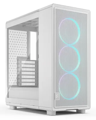 Obrázek produktu pro Fractal Design Epoch, Midi Tower, PC, Bílá, ATX, Micro ATX, Mini-ITX, Ocel, Temperované sklo, Hraní