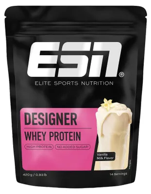 Produktbild von ESN Designer Whey 420 g Vanilla Milk