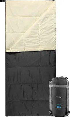 Produktbild von Famanu Schlafsack leicht und wasserfest - Ideal für Camping und Trekking, 15 °C - 25 °C