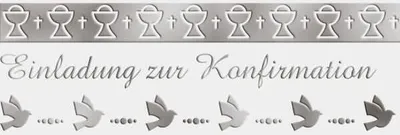 Produktbild von Transparentpapier Bordüren silber 115g/qm A4 VE=25 Blatt Motiv 01