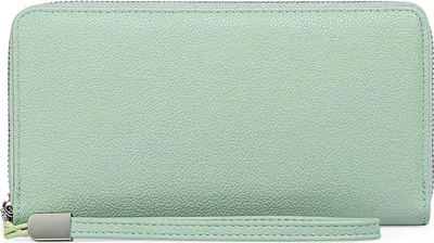 Produktbild von Portemonnaie Damen Leder, RFID Blocking groß und im Langformat Geldbeutel Damen mit Mehreren Kartenfächern Fächern, Abnehmbarer Handschlaufe,Handyfach