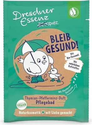 Produktbild von Dresdner Essenz, Badezusatz für Kinder, Thymian mit Pfefferminz, 50 g