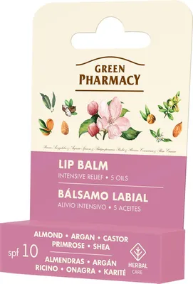 Obrázek produktu pro Green Pharmacy LiP Balm Balzám na rty intenzivní péče 1ks
