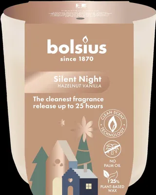 Produktbild von Bolsius Duftkerze im Glas true glow Ø 7,3 x 8 cm silent night