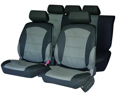 Productafbeelding van Carfactory 0842034570061: Beschermhoes, grijs/zwart