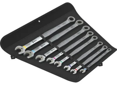 Produktbild von Wera 6007 Joker Imperial 8-stelliges Set Maul-Ringratschenschlüssel-Satz, zöllig