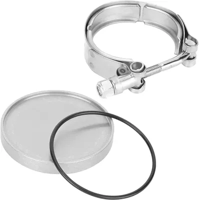 Imagen del producto de Placa de cierre para bridas, aluminio, 2 pulgadas, montaje sencillo, para uso con bridas